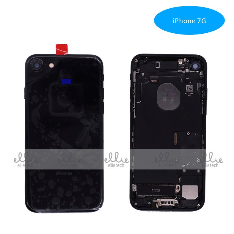 Carcasa Chasis Tapa Con Recambio iPhone 7G Negro
