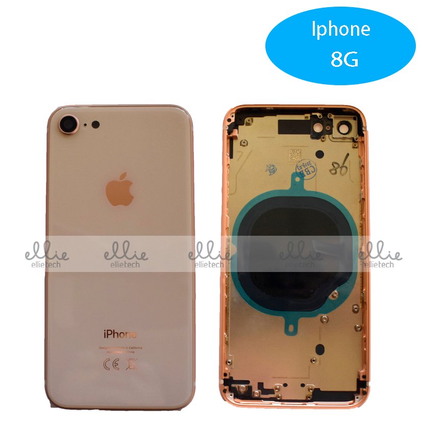 Carcasa Chasis Tapa Con Bandeja iPhone 8G Rosa sin Recambios