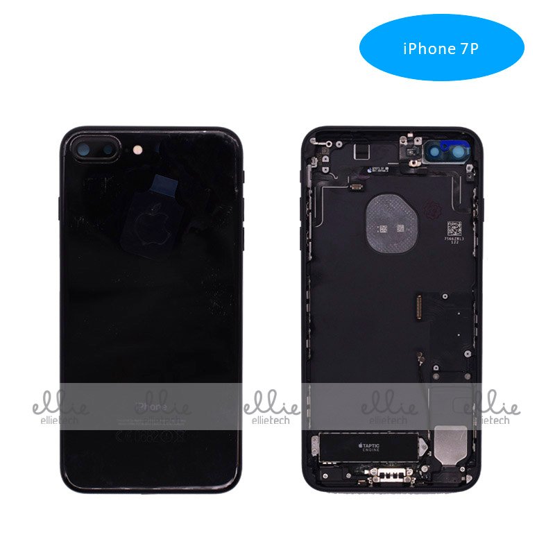 Carcasa Chasis Tapa Con Recambio iPhone 7 Plus Negro