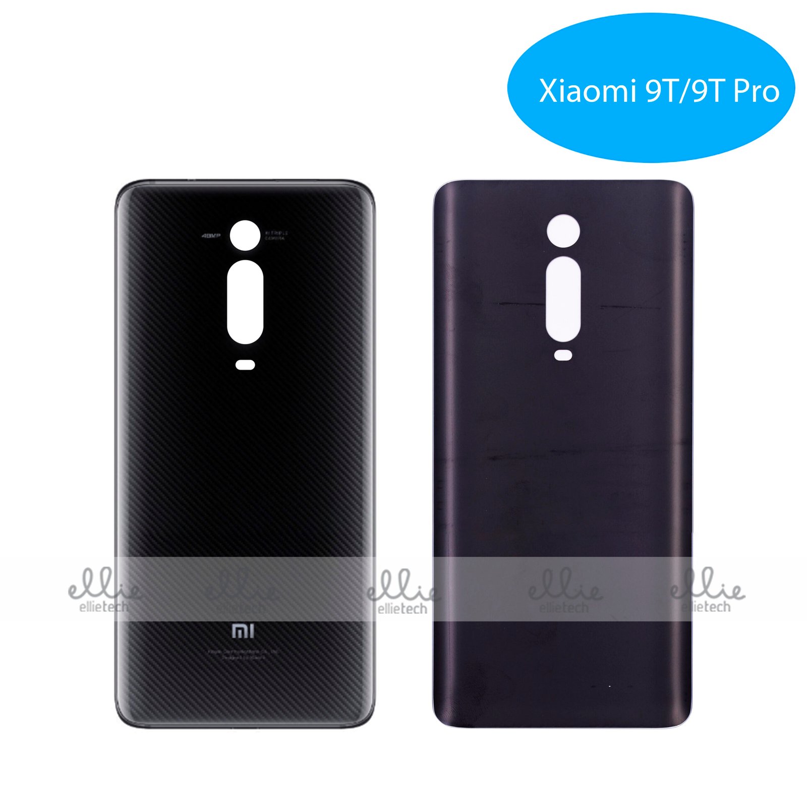 Tapa trasera Xiaomi Mi 9T/Xiaomi Mi 9T Pro Negra