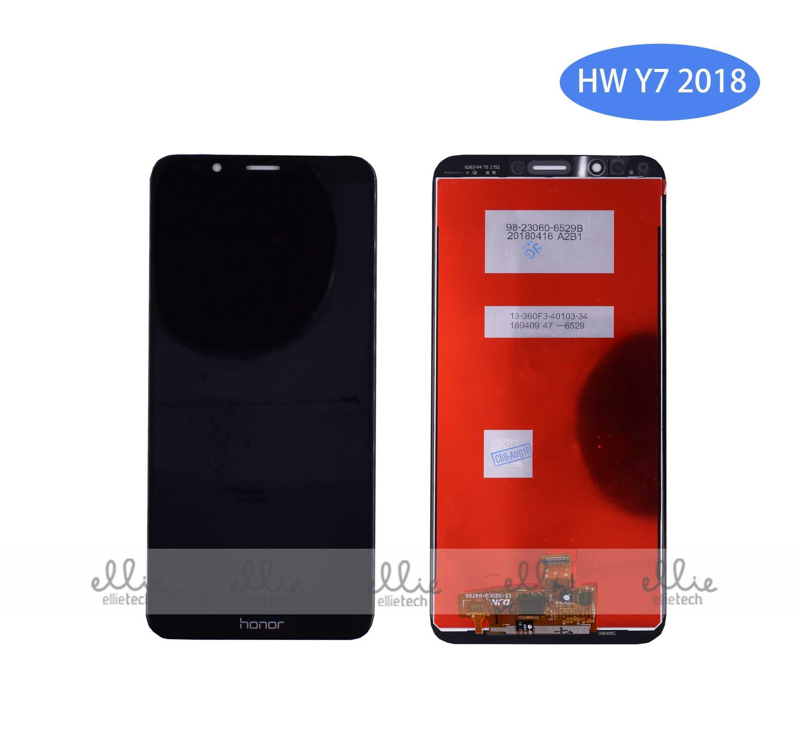Original Pantalla Huawei Y5 2018/Honor 7S Negra Completa LCD + Táctil