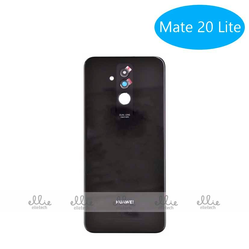Tapa trasera para Huawei Mate 20 Lite Negra con Lente EXCELLENT