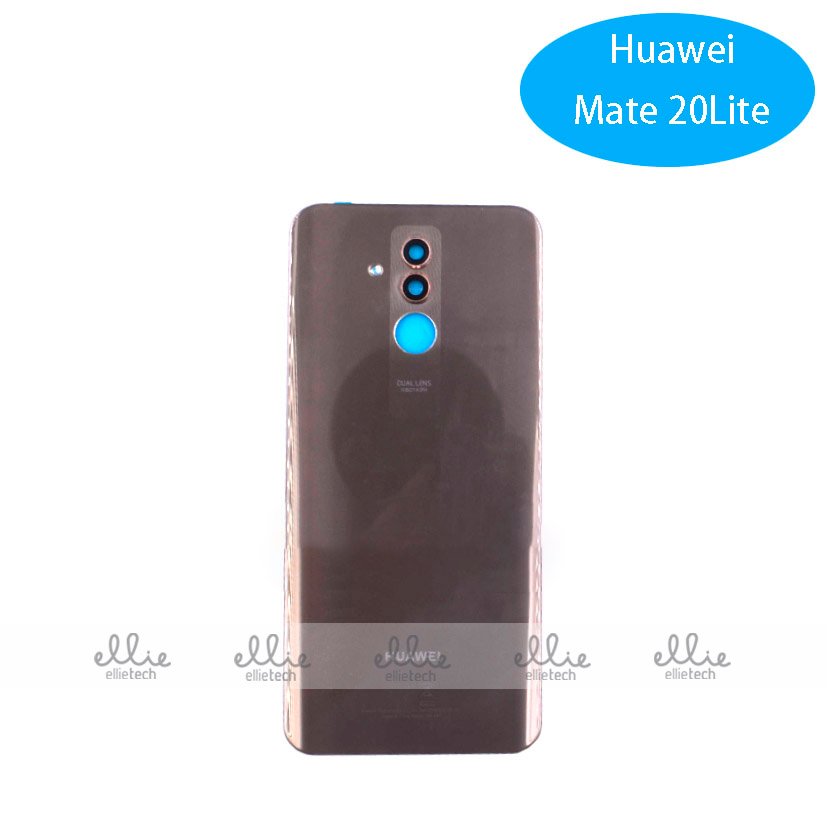 Tapa trasera con lente de cristal para Huawei Mate 20 Lite - dorada