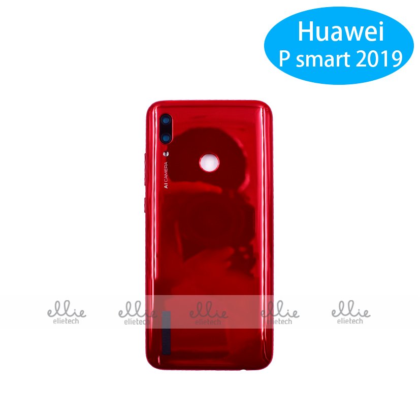 Tapa trasera Huawei P SMART 2019 Roja Con Lente ORI