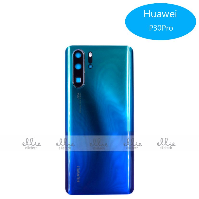 Tapa trasera Huawei P30 Pro Azul Aurora Con Lente