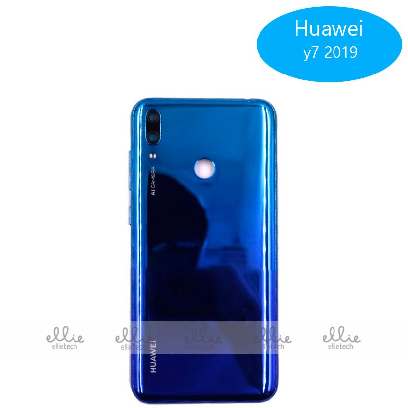Tapa trasera Huawei Y7 Pro 2019/Enjoy 9 Azul Aurora con Lente