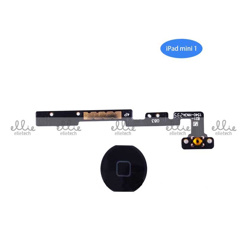 Cable flex de Home para iPad Mini 1 A1432 A1454 - A1455 - negro