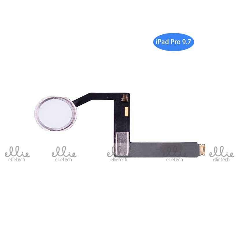 Cable flex Con Lector de huella para iPad Pro 9.7 A1673 A1674 - A1675 - blanco