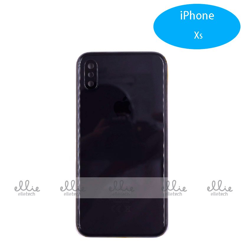 Tapa Chasis Con Bandeja iPhone XS Negro Sin Recambios