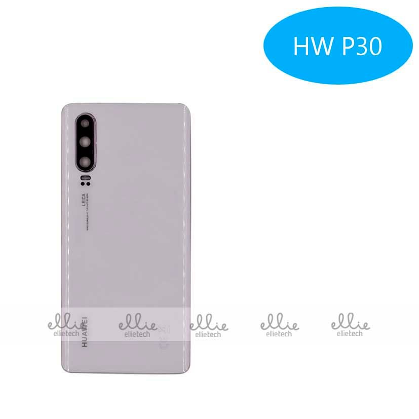 Tapa trasera Huawei P30 Blanca Con Lente