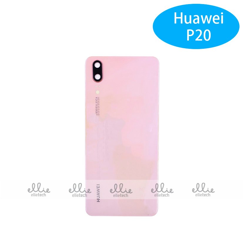 Tapa trasera Huawei P20 Rosa Aurora Con Lente