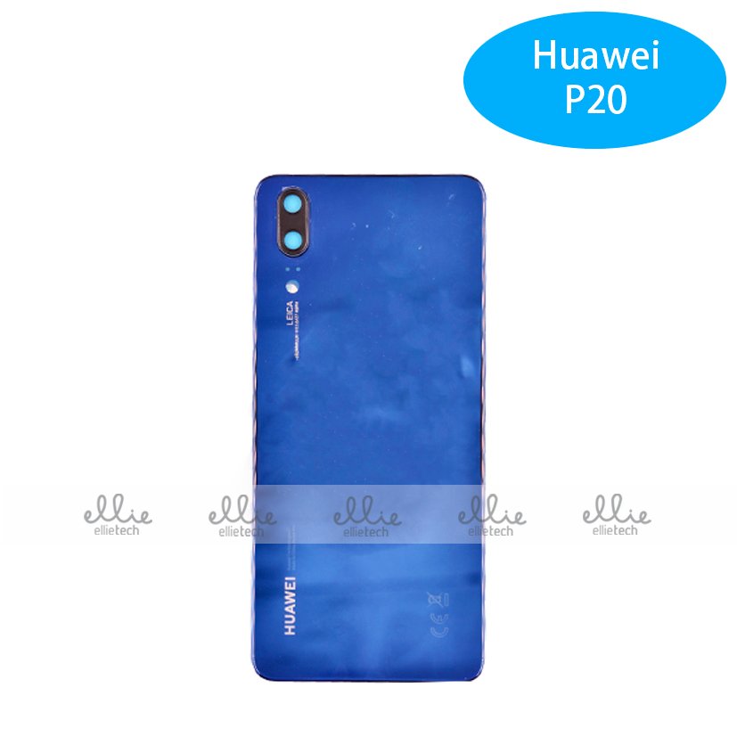 Tapa trasera Huawei P20 Azul Con Lente