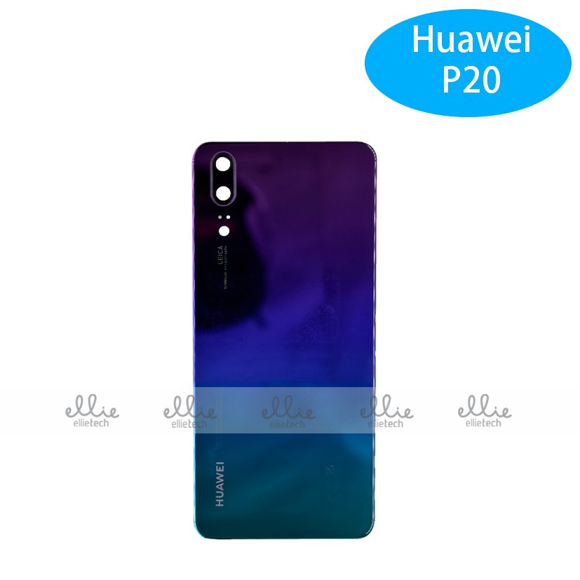 Tapa trasera Huawei P20 Azul Aurora Con Lente