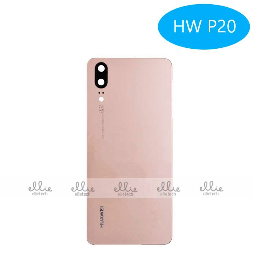 Tapa trasera Huawei P20 Dorada Con Lente ORI