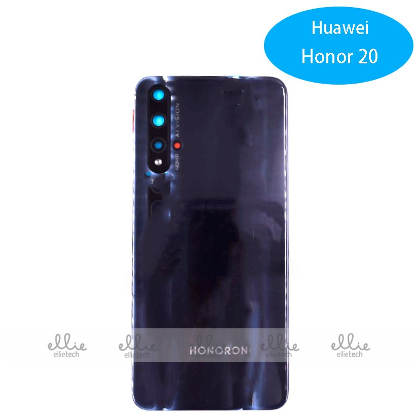 Tapa trasera Huawei Honor 20/Nova 5T Negra sin lente