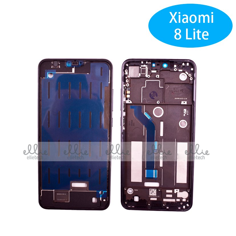 Carcasa intermedia para Xiaomi Mi 8 Lite Negro Original