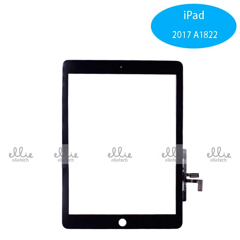 Pantalla Táctil iPad 5/iPad Air/iPad 9.7 2017 A1822 A1823 Negra Con Flex Botón Home Táctil