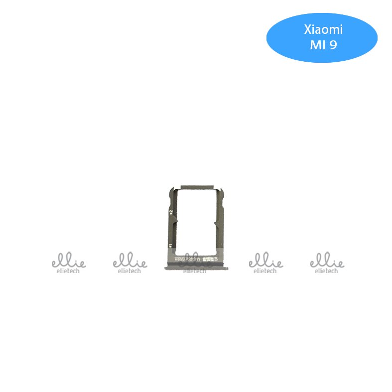 Bandeja de la Tarjeta SIM para Xiaomi Mi 9/Mi 9SE - negro