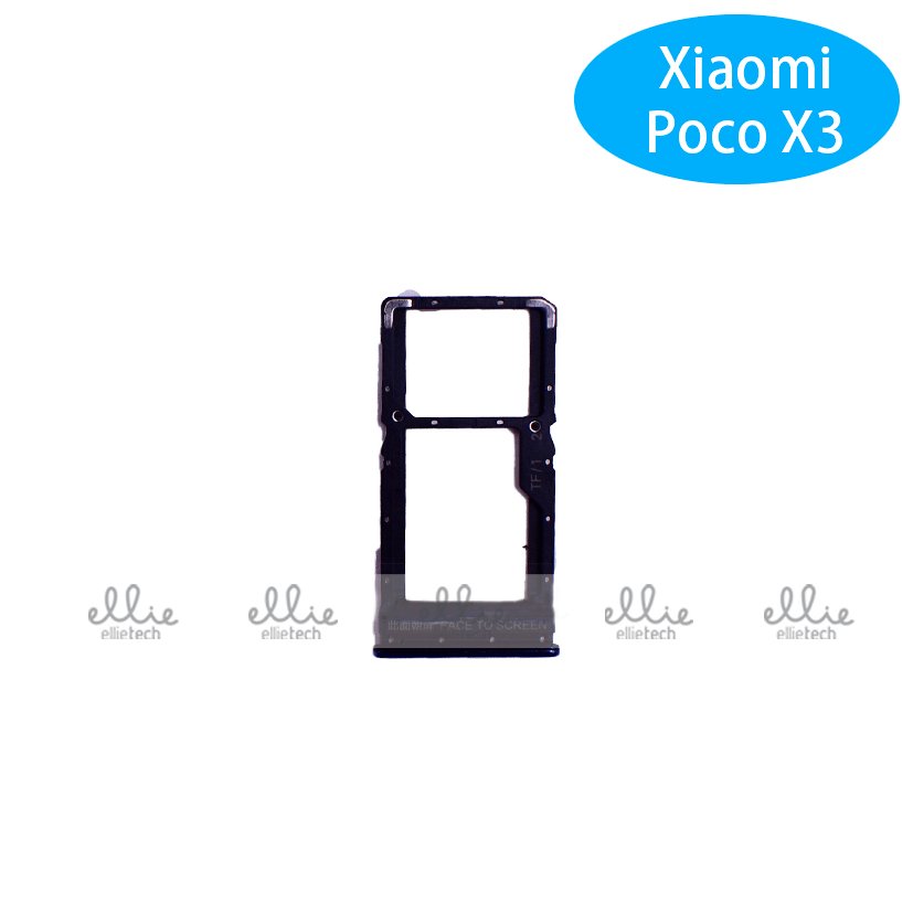 Bandeja de SIM para Xiaomi Poco X3/X3 NFC - azul