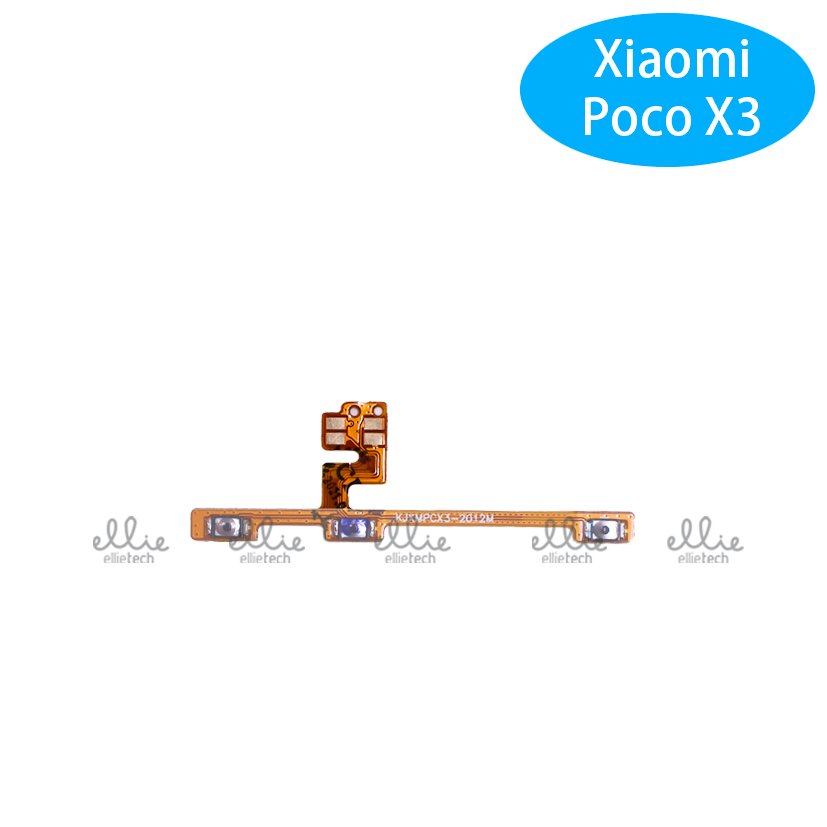 Cable flex de Volumen y Encendido para Xiaomi Poco X3/X3 NFC/X3 PRO