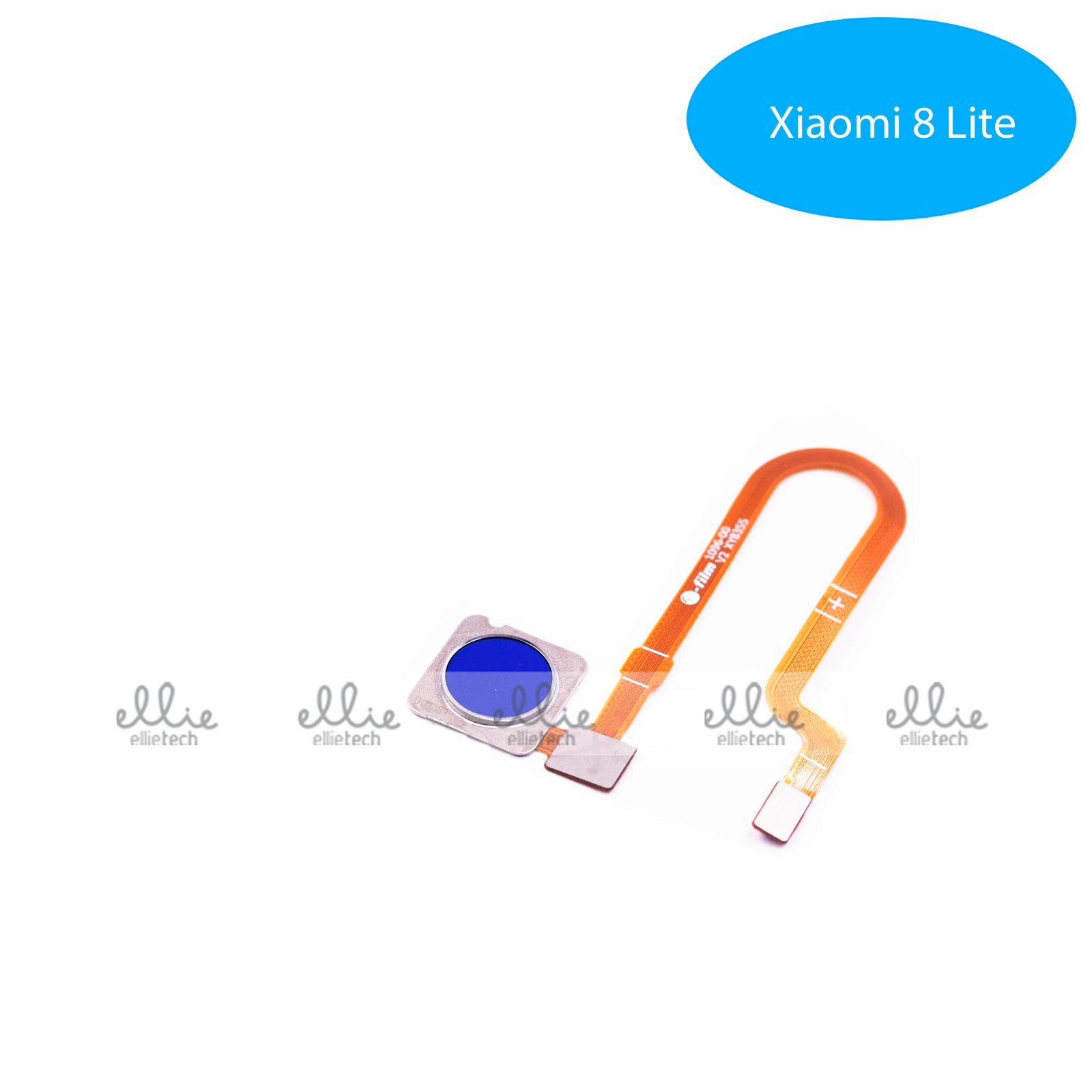 Flex de Lector de huella para Xiaomi Mi 8 Lite - azul