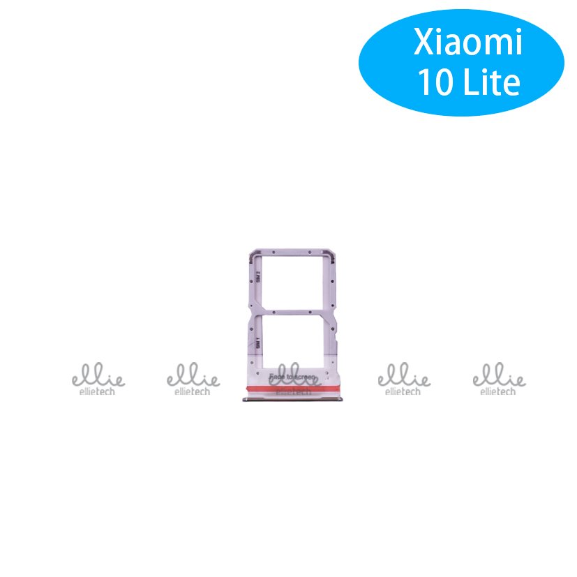 Bandeja de SIM para Xiaomi Mi 10 Lite 5G - blanca