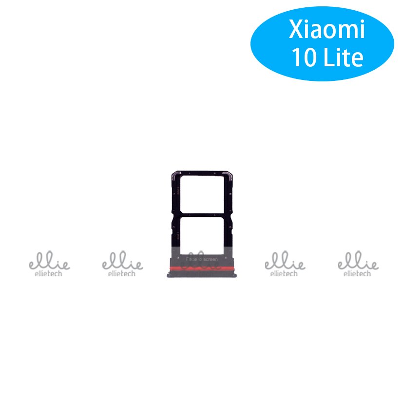 Bandeja de SIM para Xiaomi Mi 10 Lite 5G - negra