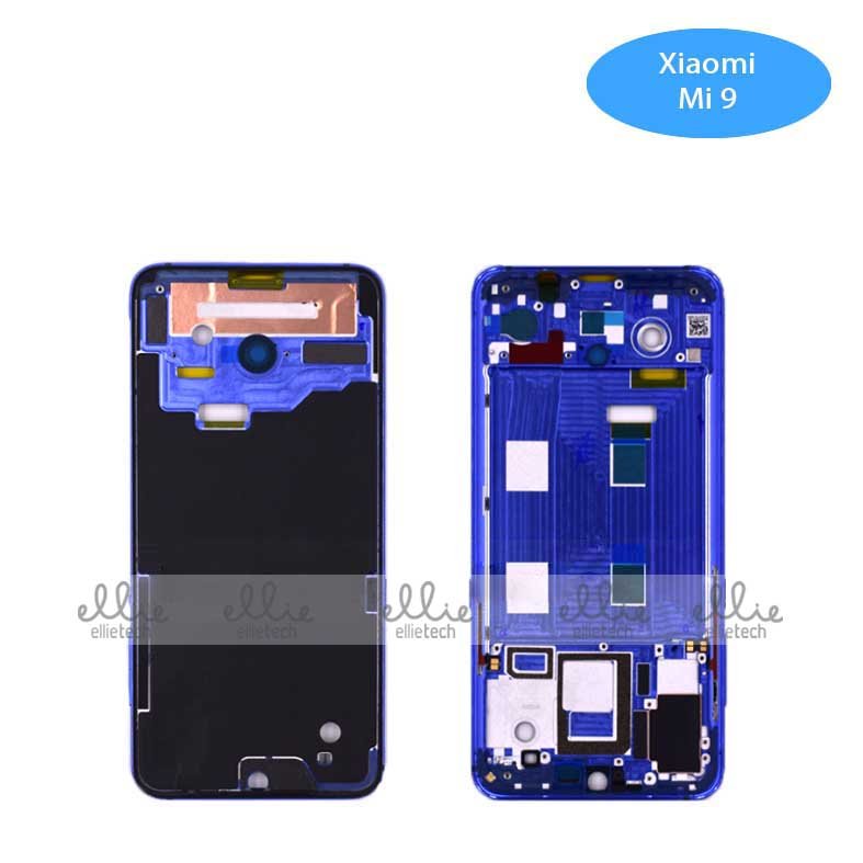 Carcasa intermedia para Xiaomi Mi 9 Azul Original
