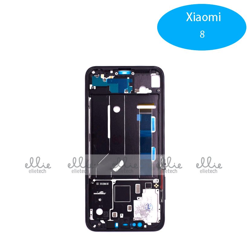 Carcasa intermedia para Xiaomi Mi 8 Negro Original