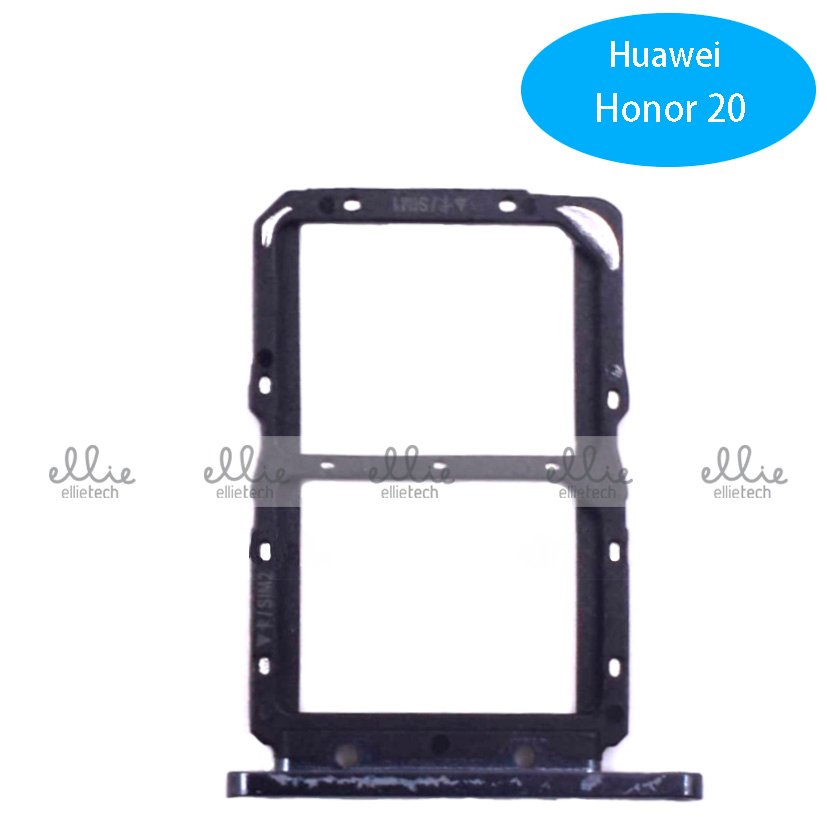 Bandeja de SIM para Huawei Honor 20/Nova 5T - negra