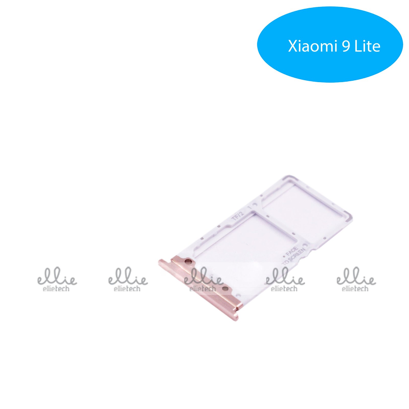 Bandeja de SIM para Xiaomi Mi 9 Lite/CC9 - dorado