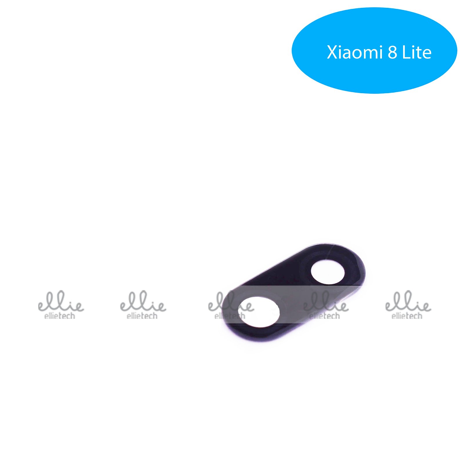 Lente de cristal de cámara para Xiaomi Mi 8 Lite Cámara