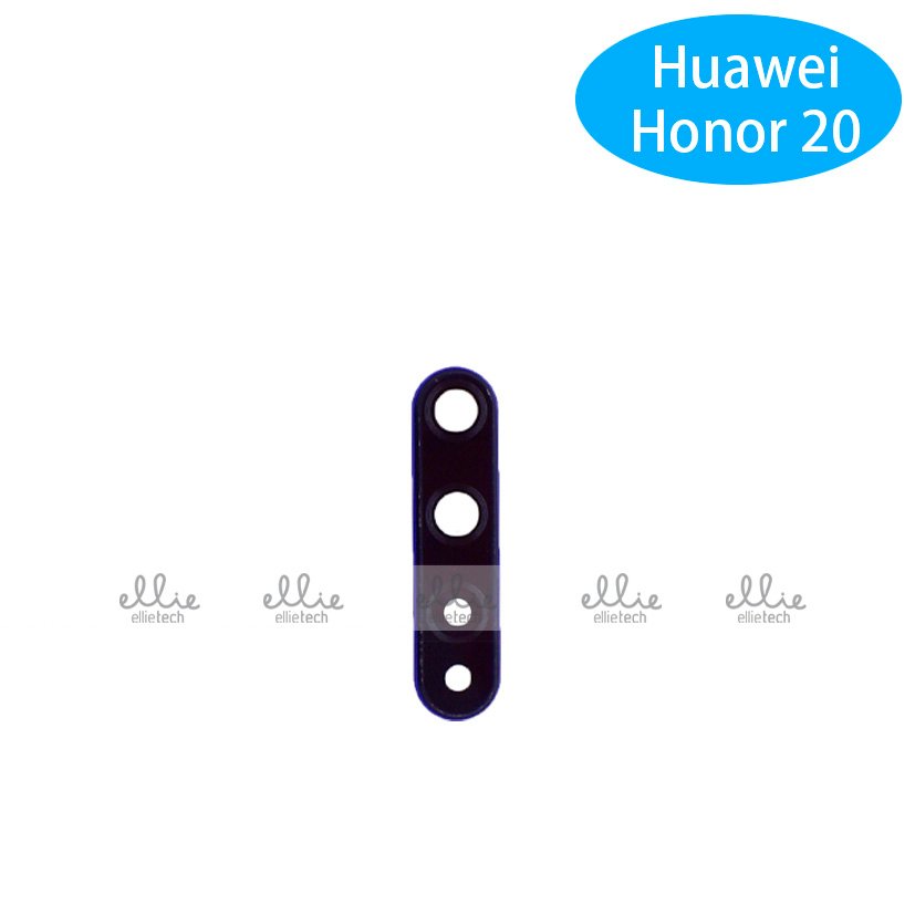 Lente de cristal de cámara con marco para Huawei Honor 20/Nova 5T Azul Cámara