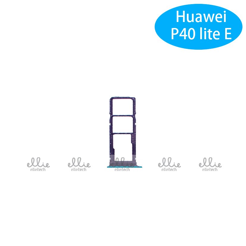 Bandeja de SIM para Huawei P40 Lite E/Enjoy 10/Y7P 2020 ART-L29 Azul Aurora
