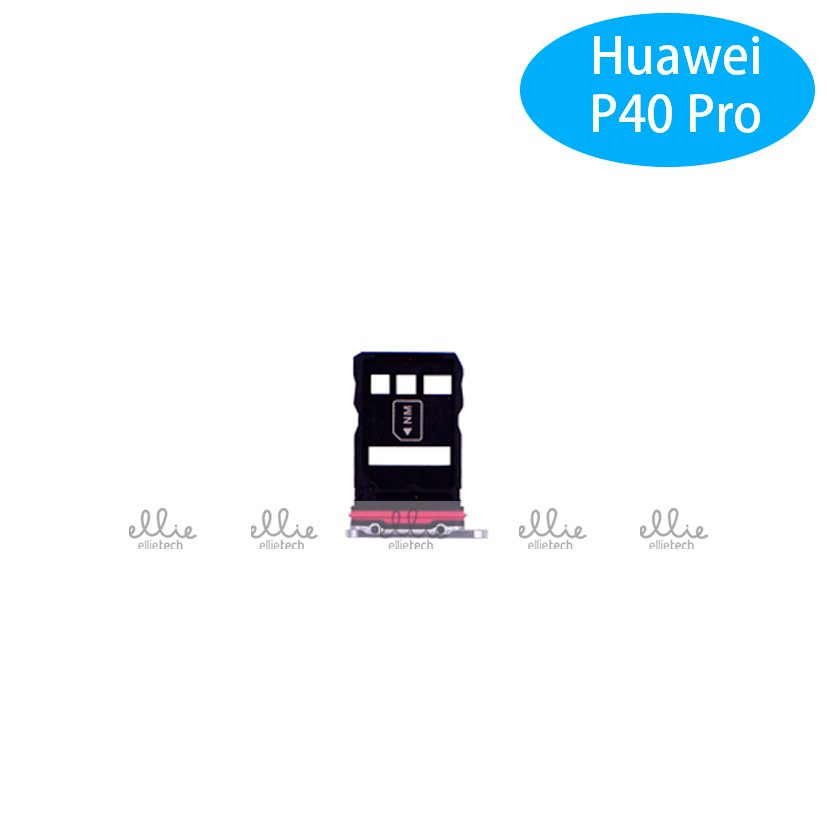 Bandeja de SIM para Huawei P40 Pro - plateada