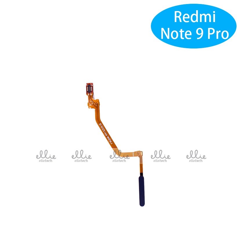 Cable flex de huella para Xiaomi Redmi Note 9S/Note 9 Pro - negro