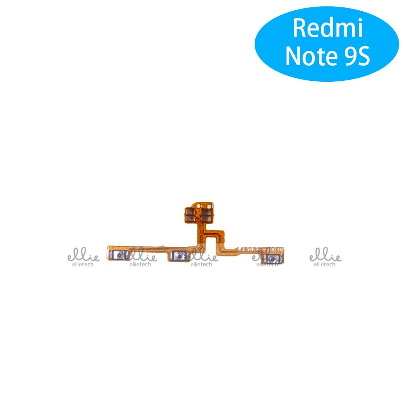 Cable flex de encendido y volumen para Xiaomi Redmi Note 9S/Note 9 Pro/Note 9 Pro Max/Poco M2 Pro