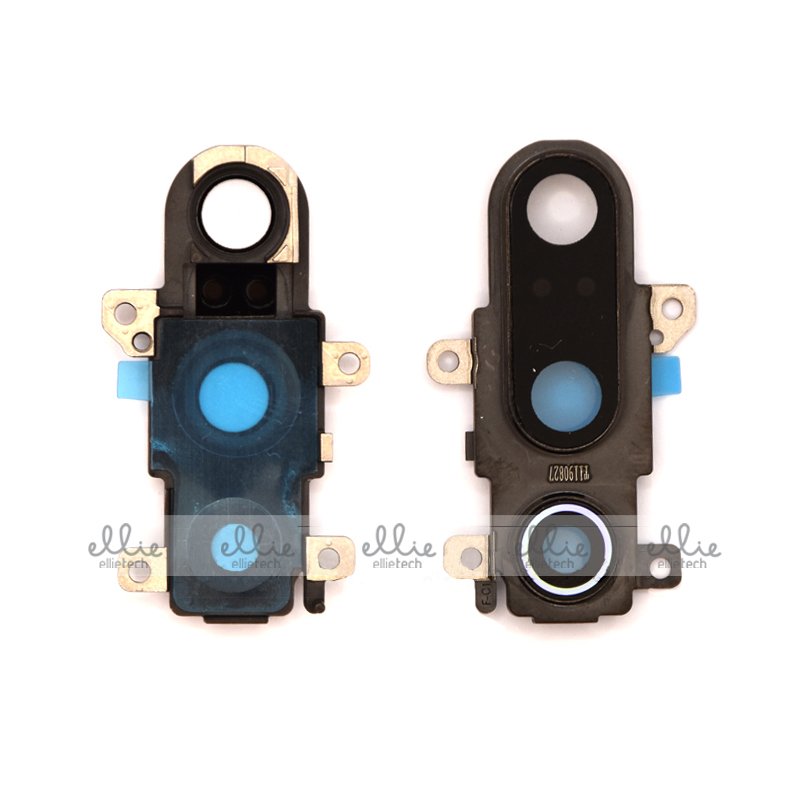 Lente de cristal de cámara + Marco para Xiaomi Mi 9T/Xiaomi Mi 9T Pro/Xiaomi Redmi K20/Xiaomi Redmi K20 Pro Negro Cámara