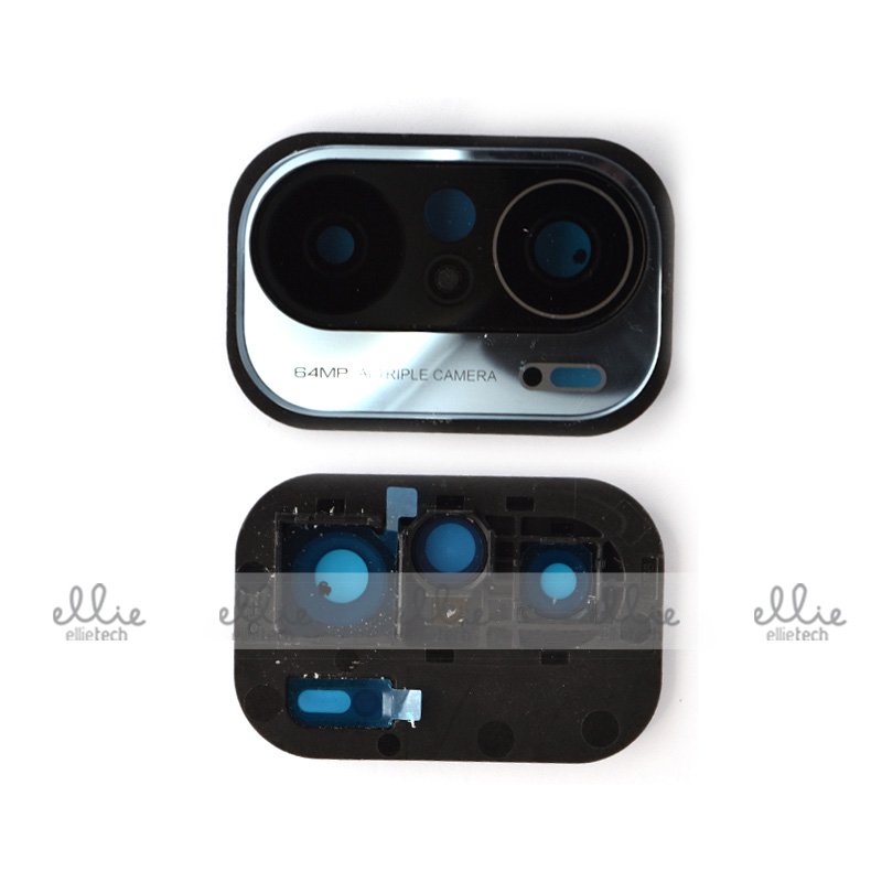Lente de cristal de cámara + Marco para Xiaomi Mi 11I 5G/Xiaomi Poco F3 5G - azul