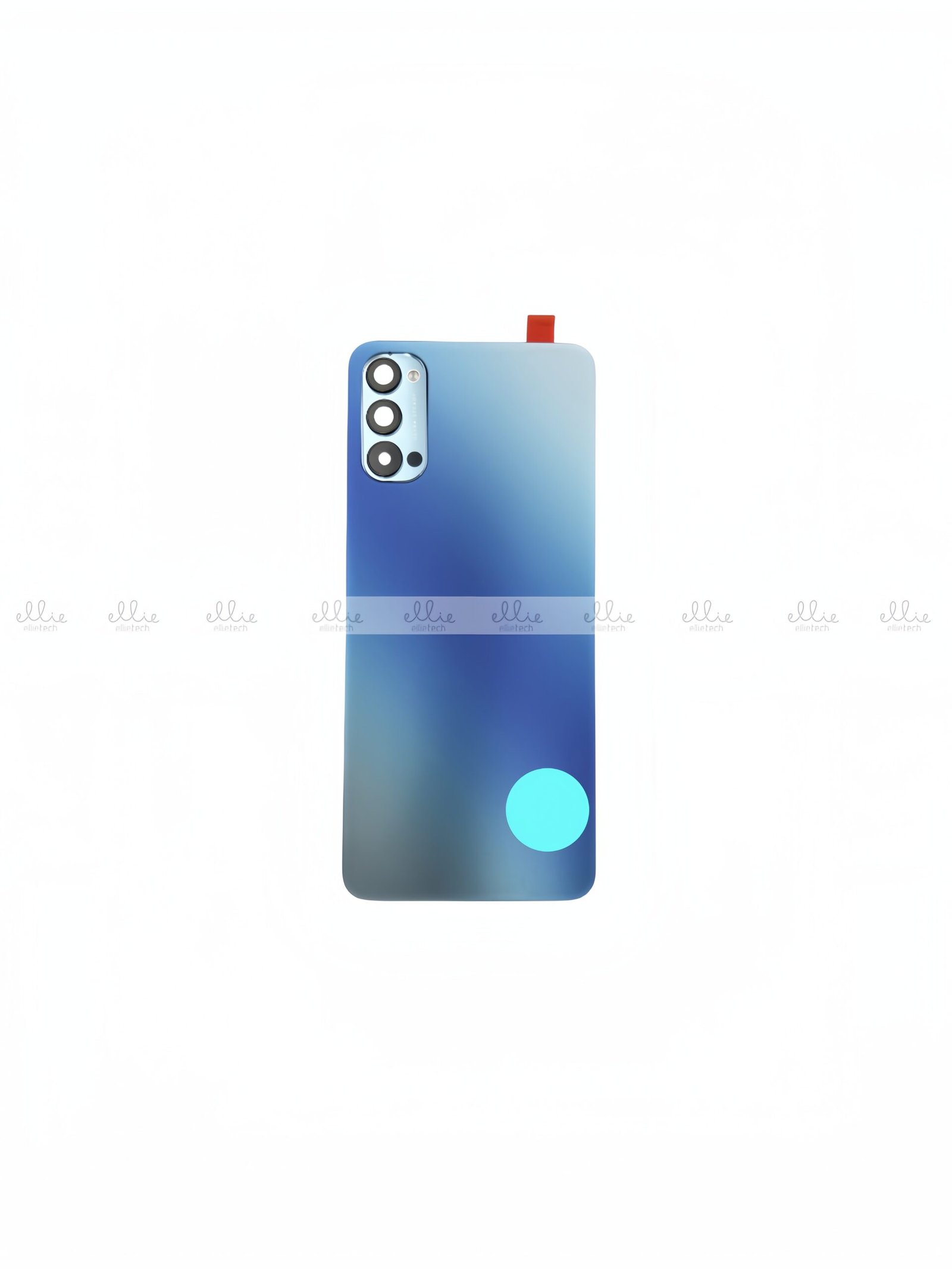 Tapa Traresa para OPPO Reno4 Azul con Lente Original