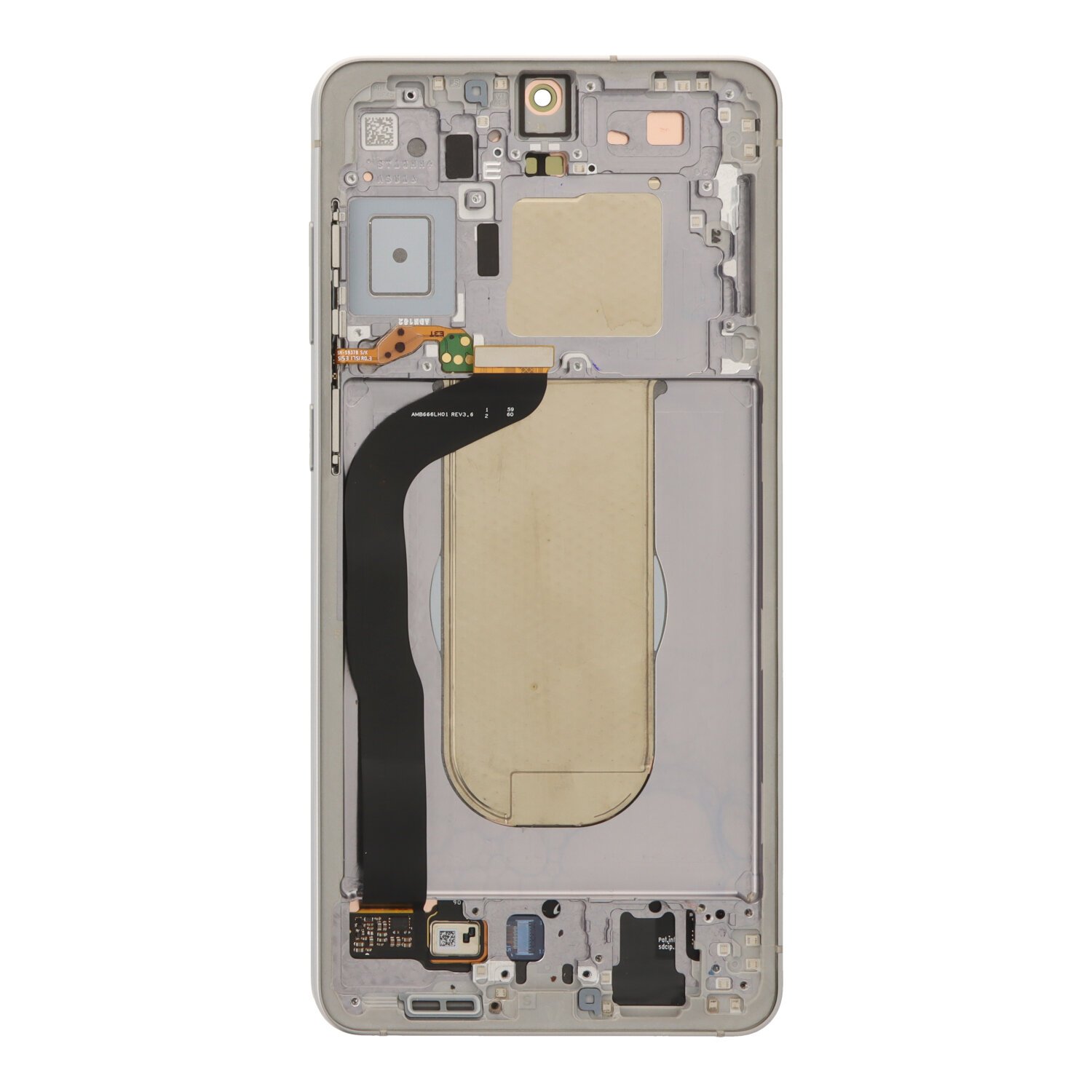 Pantalla Samsung Galaxy S25 Edge SM-S937 Plateado con marco SERVICE PACK