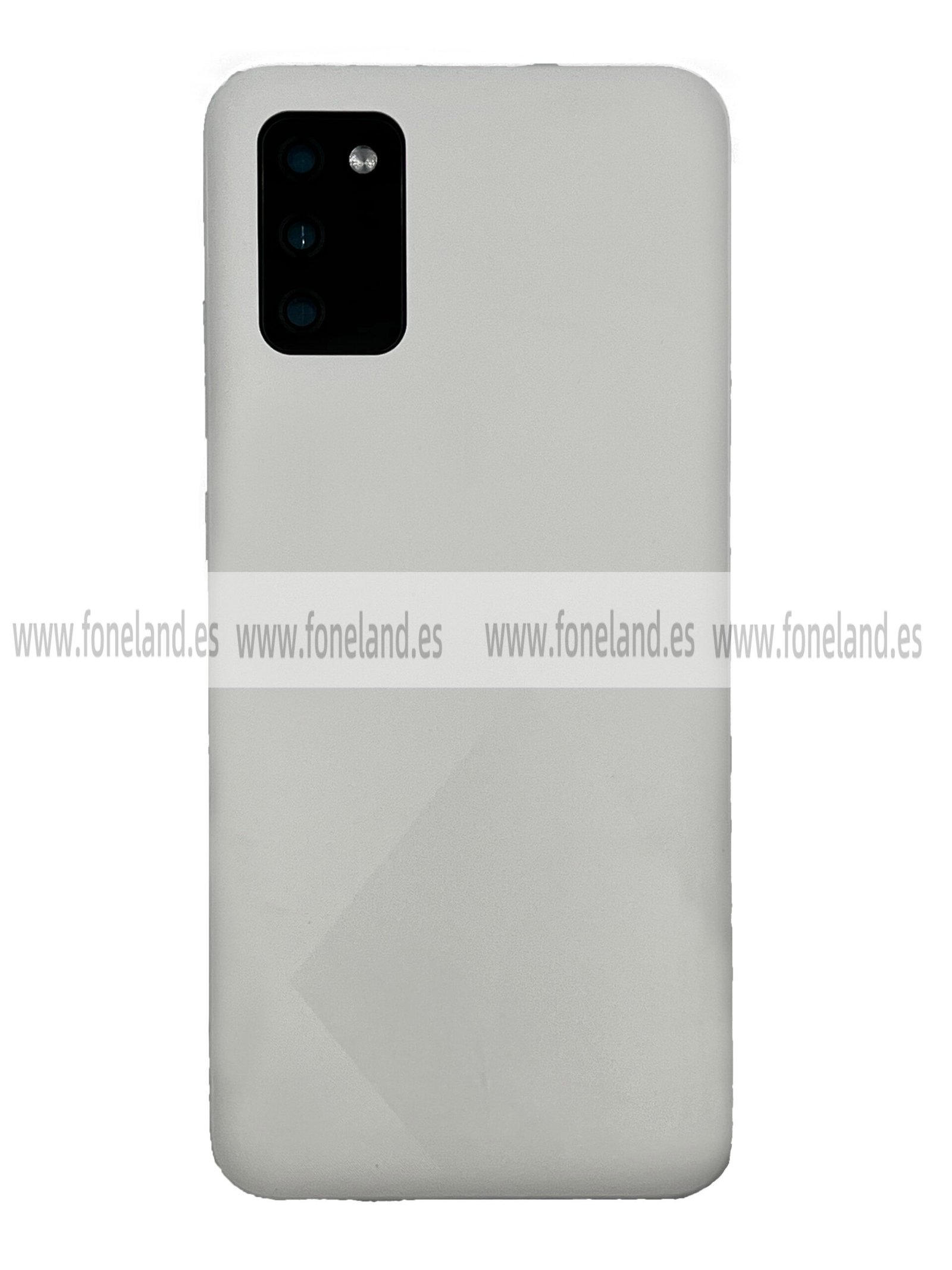 Tapa trasera para Samsung Galaxy A02S A025F Blanco Con Lente (SIN LOGO)