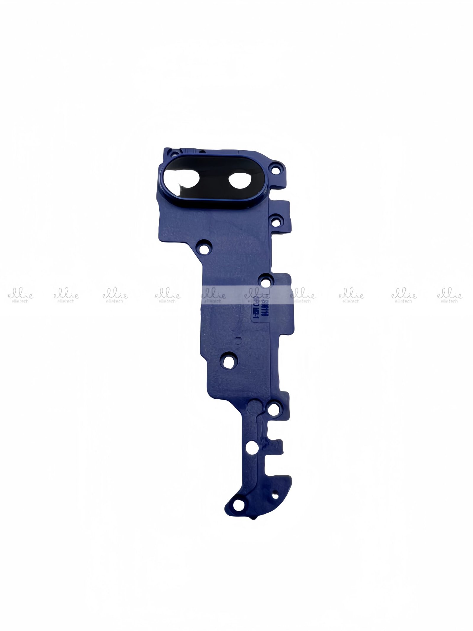 Lente de cristal de cámara con marco para Samsung Galaxy A10S - A107F - azul