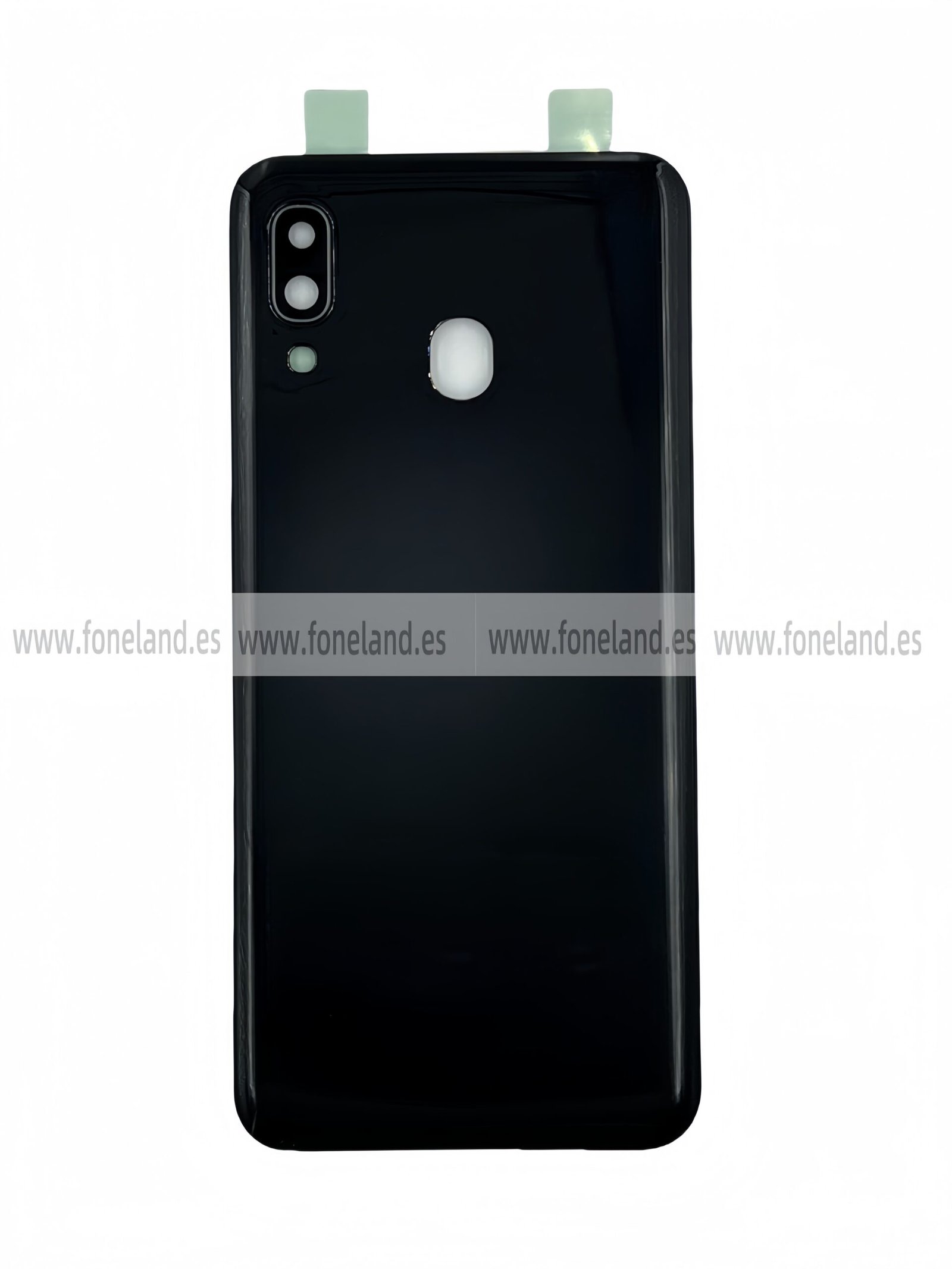 Tapa trasera para Samsung Galaxy A20 A205F Negro Con Lente (SIN LOGO) Tapa trasera para Samsung Galaxy A20 A205F Negro Con Lente (SIN LOGO)