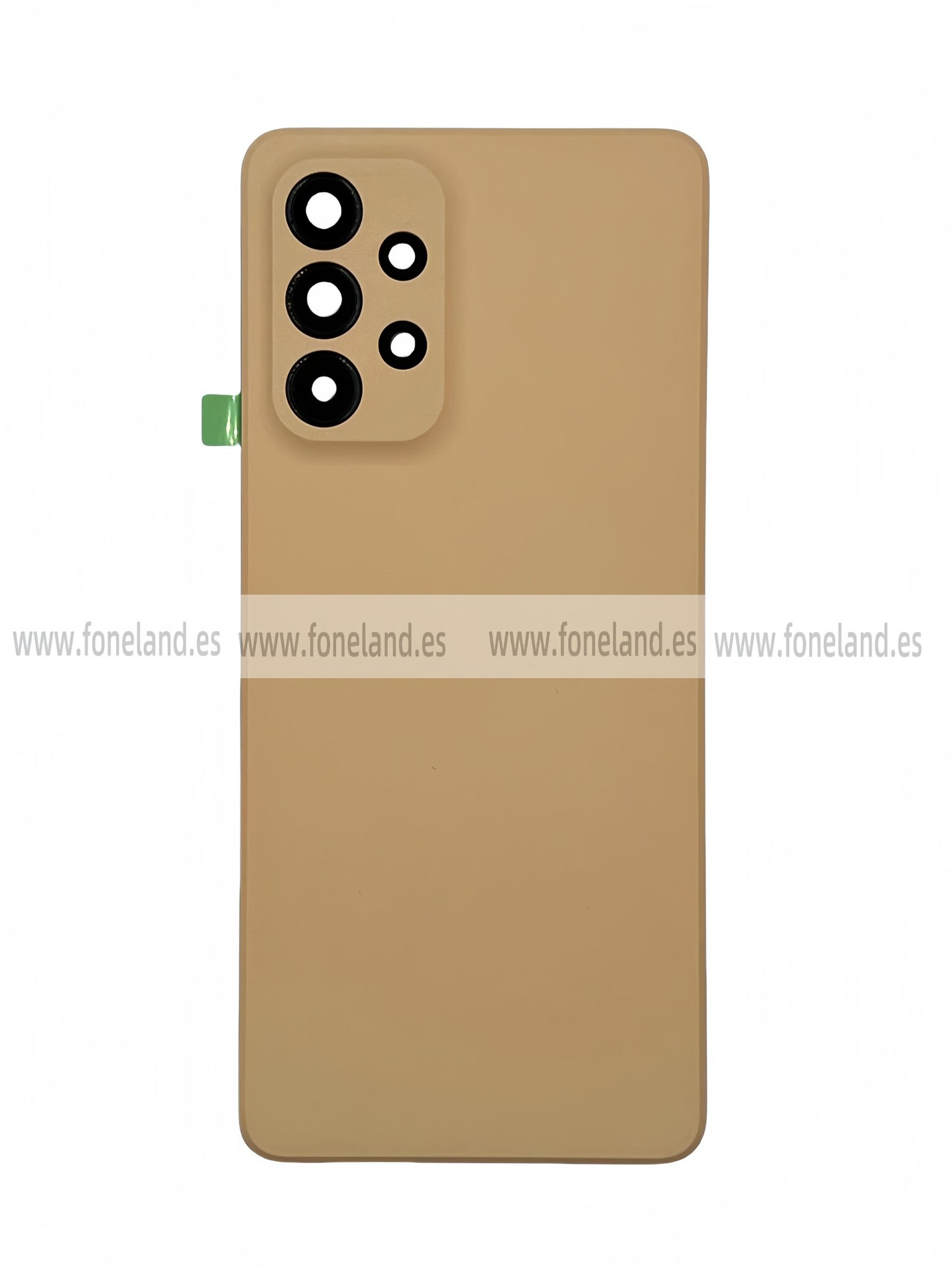 Tapa trasera para Samsung Galaxy A33 5G A336B Naranja Con Lente (SIN LOGO)