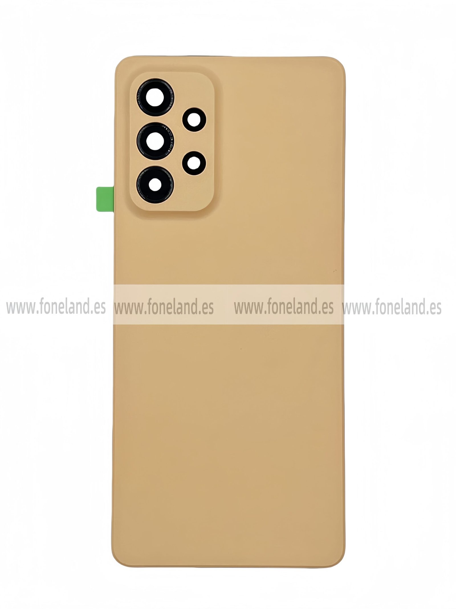 Tapa trasera para Samsung Galaxy A53 5G A536B Naranja Con Lente (SIN LOGO)
