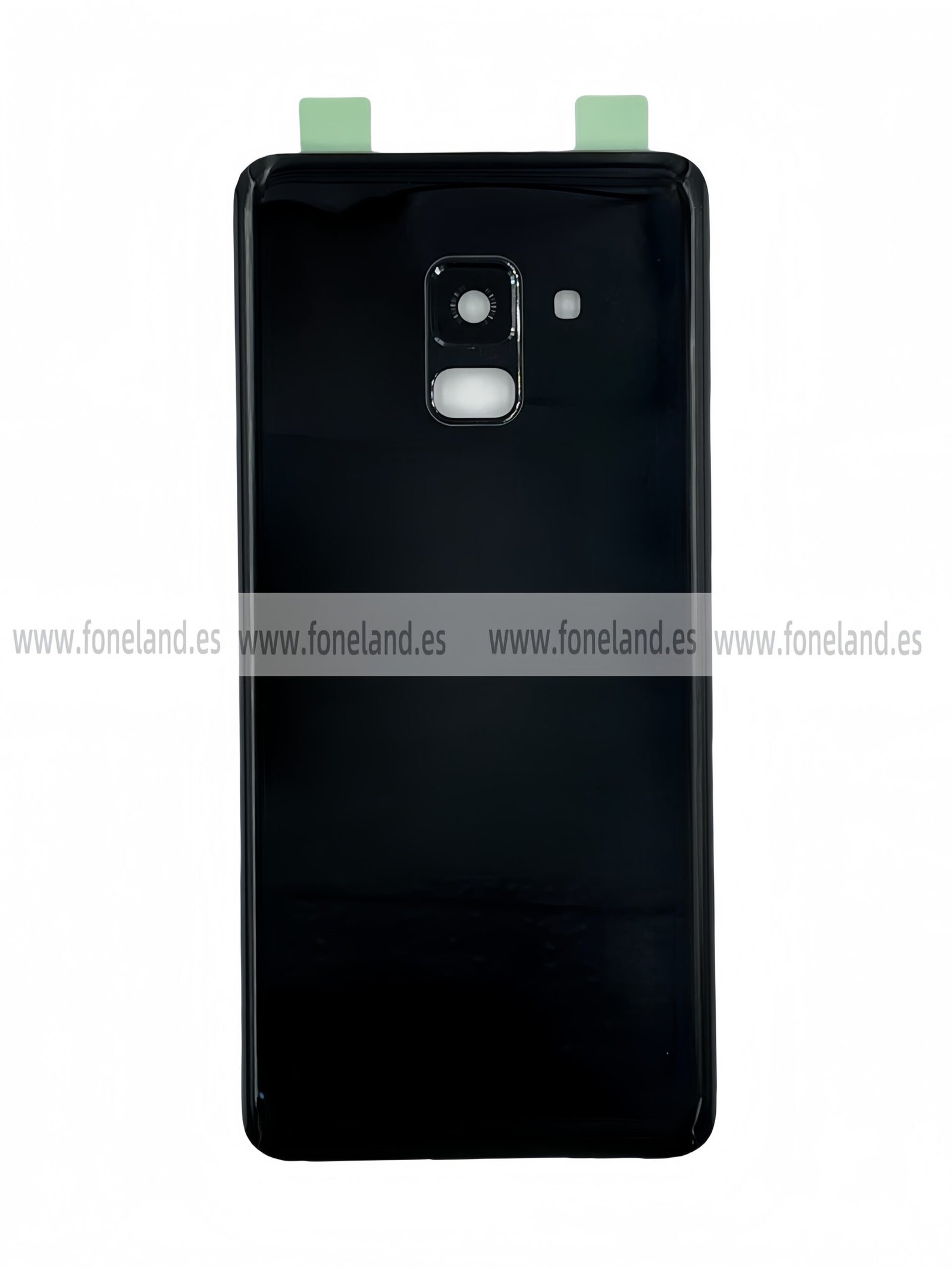 Tapa trasera para Samsung Galaxy A8 2018 A530F Negro Con Lente (SIN LOGO)