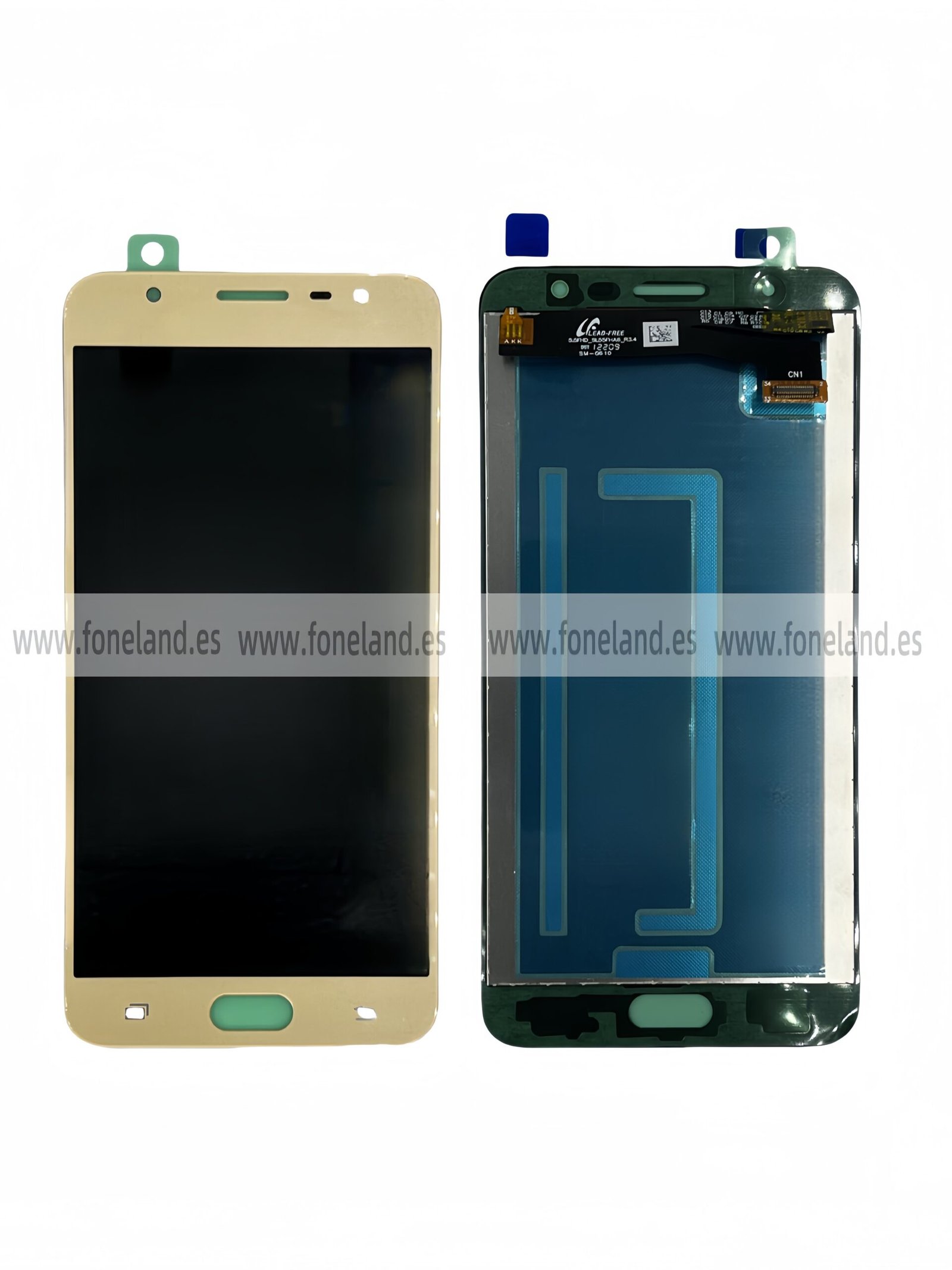 Pantalla Samsung Galaxy J7 Prime G610F Dorado Completa