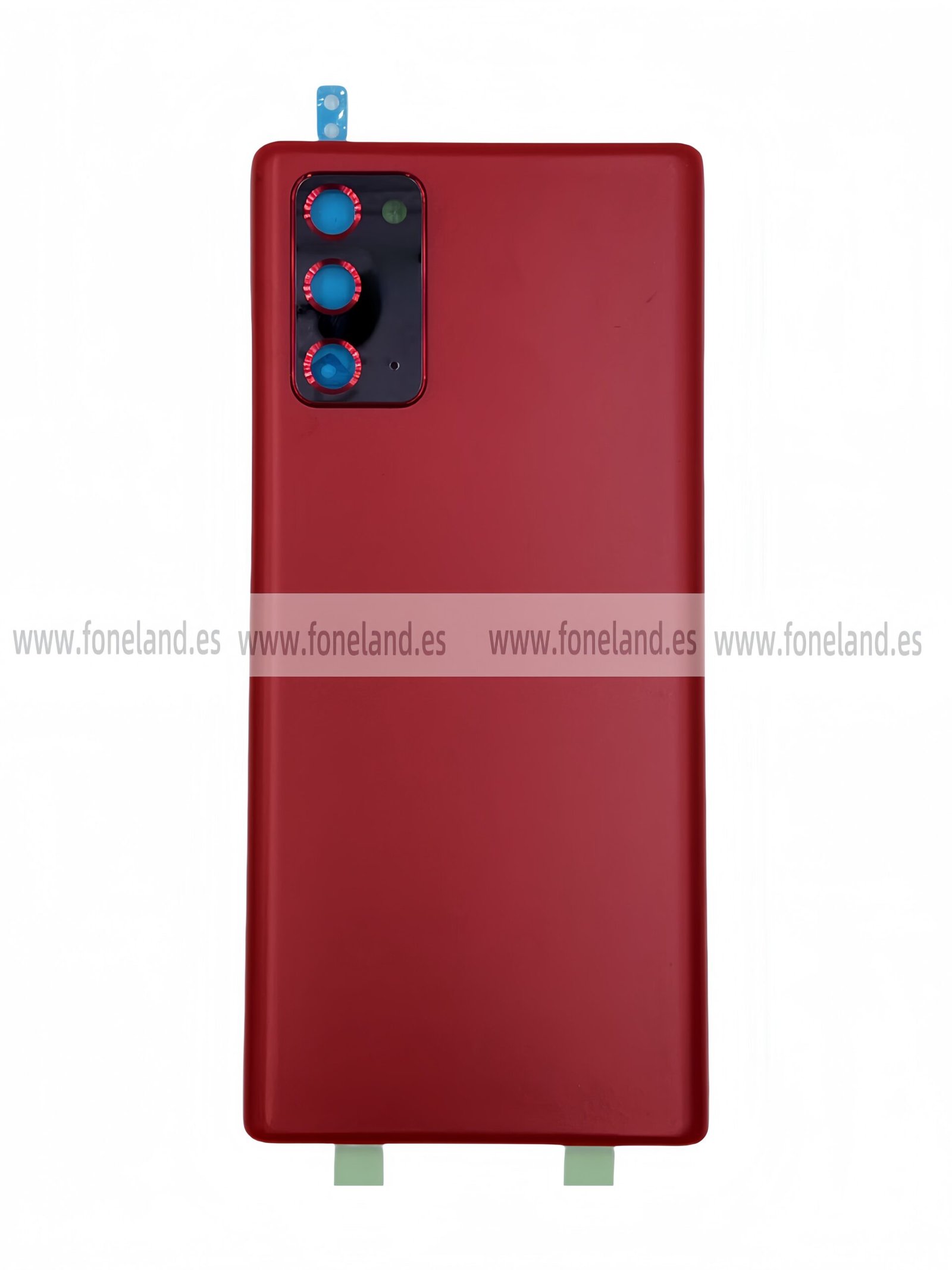 Tapa trasera para Samsung Galaxy Note 20 N980F Rojo Con Lente (SIN LOGO) Tapa trasera para Samsung Galaxy Note 20 N980F Rojo Con Lente (SIN LOGO)
