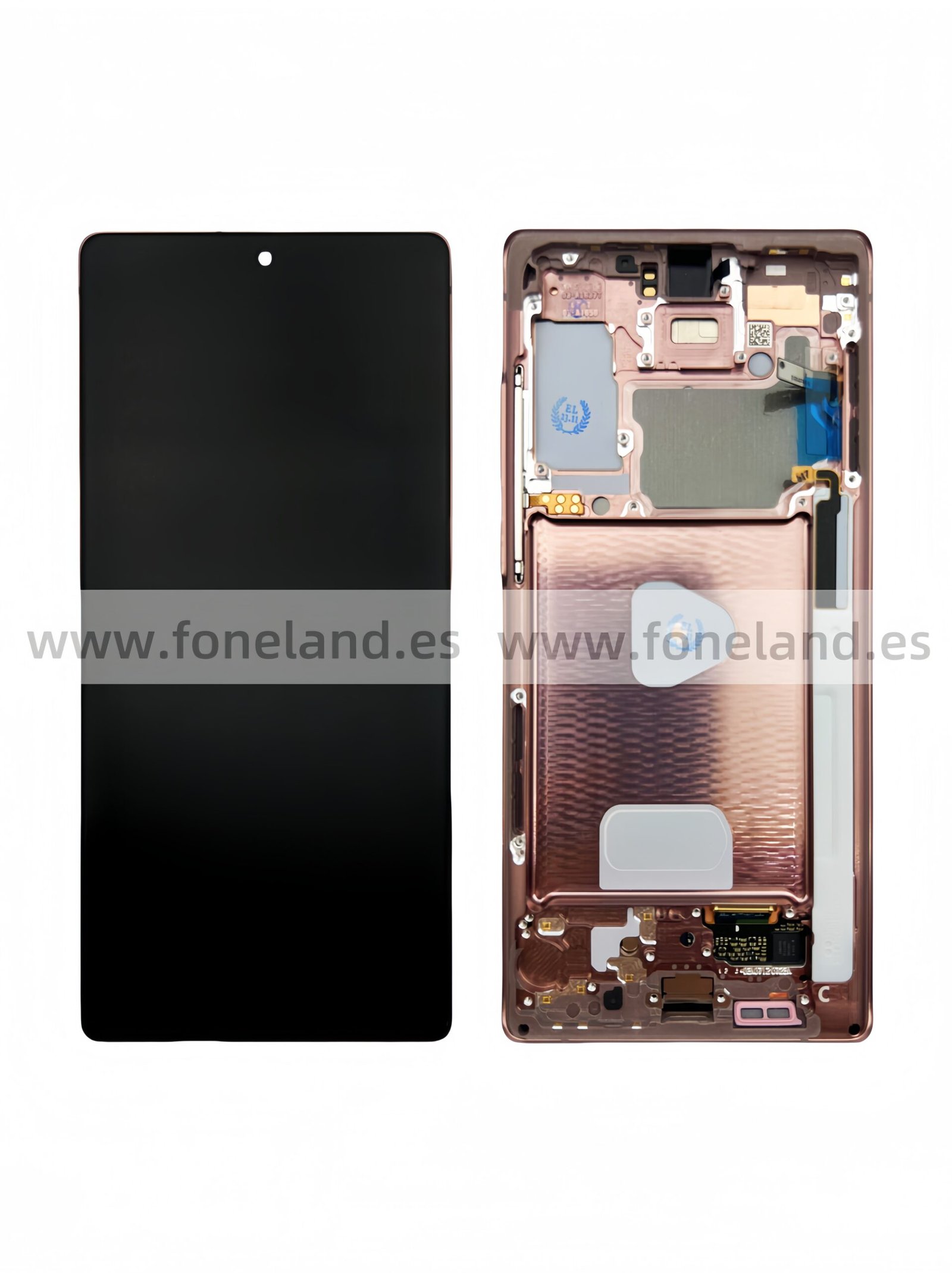 Pantalla Samsung Galaxy Note 20 N980 Bronze con marco Original Completa SERVICE PACK